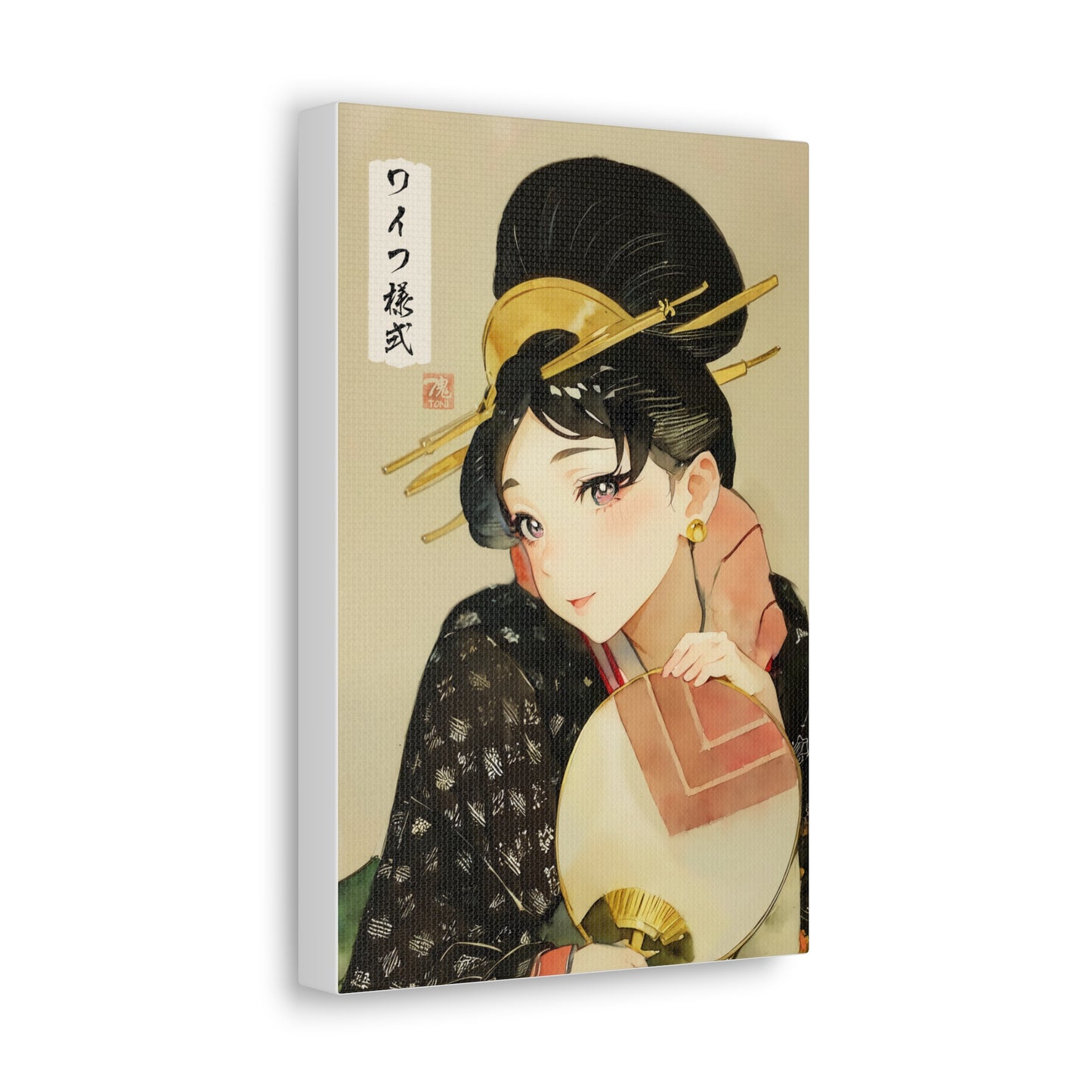 Ukiyo-e Art - Waifu Style • Traditional Japanese Art on high quality Canvas