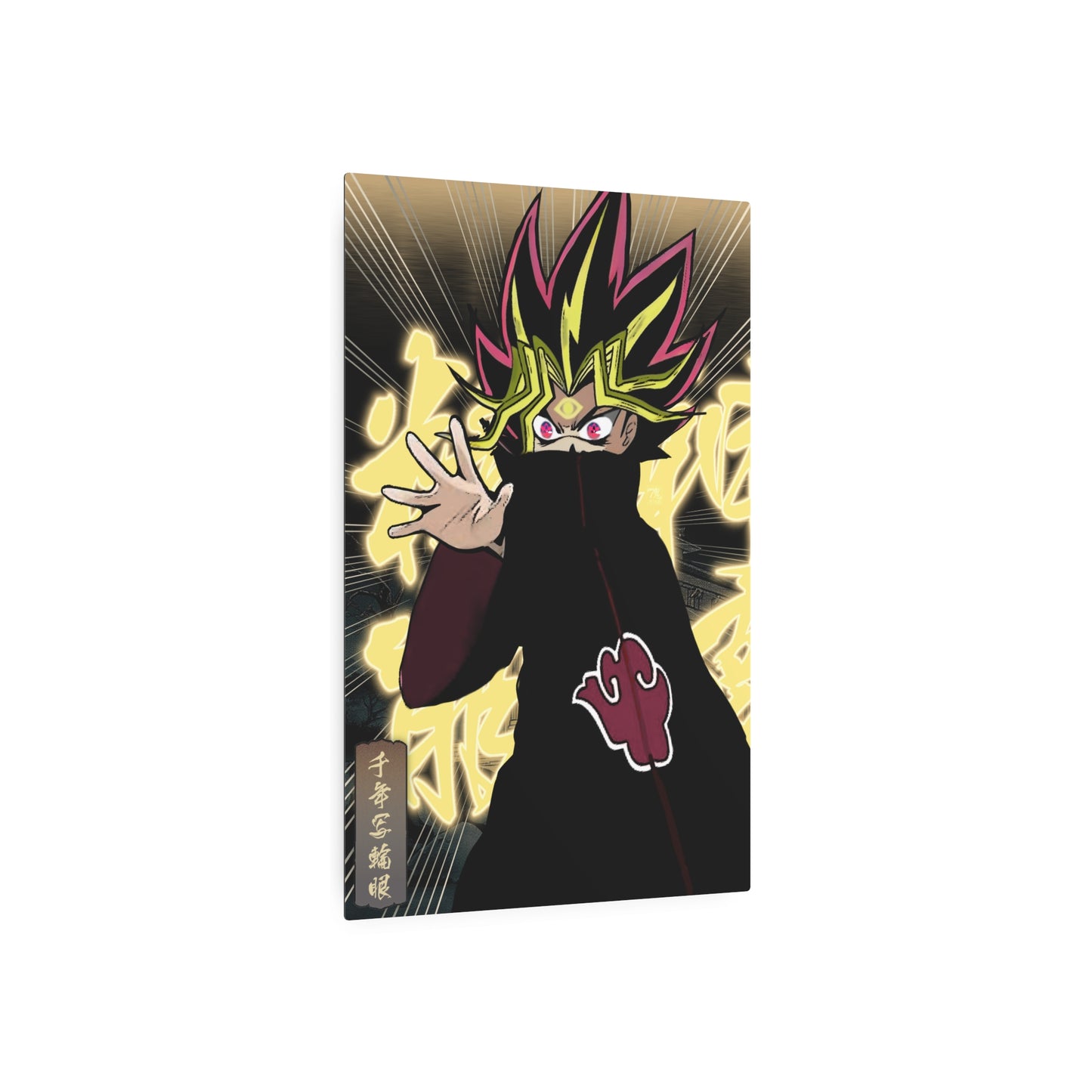 Anime Art - Millennium Sharingan 🇺🇸 US Shipping - Anime Art on Metal Poster