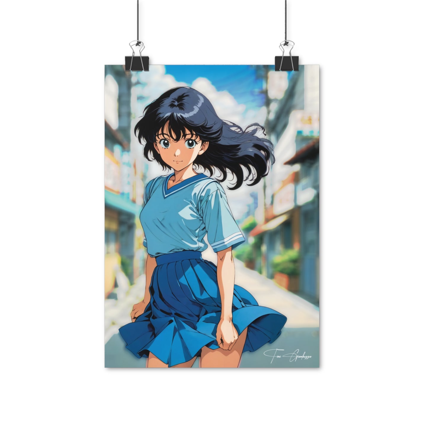 City Pop Collection - Your First Girlfried • Anime Art on high quality poster