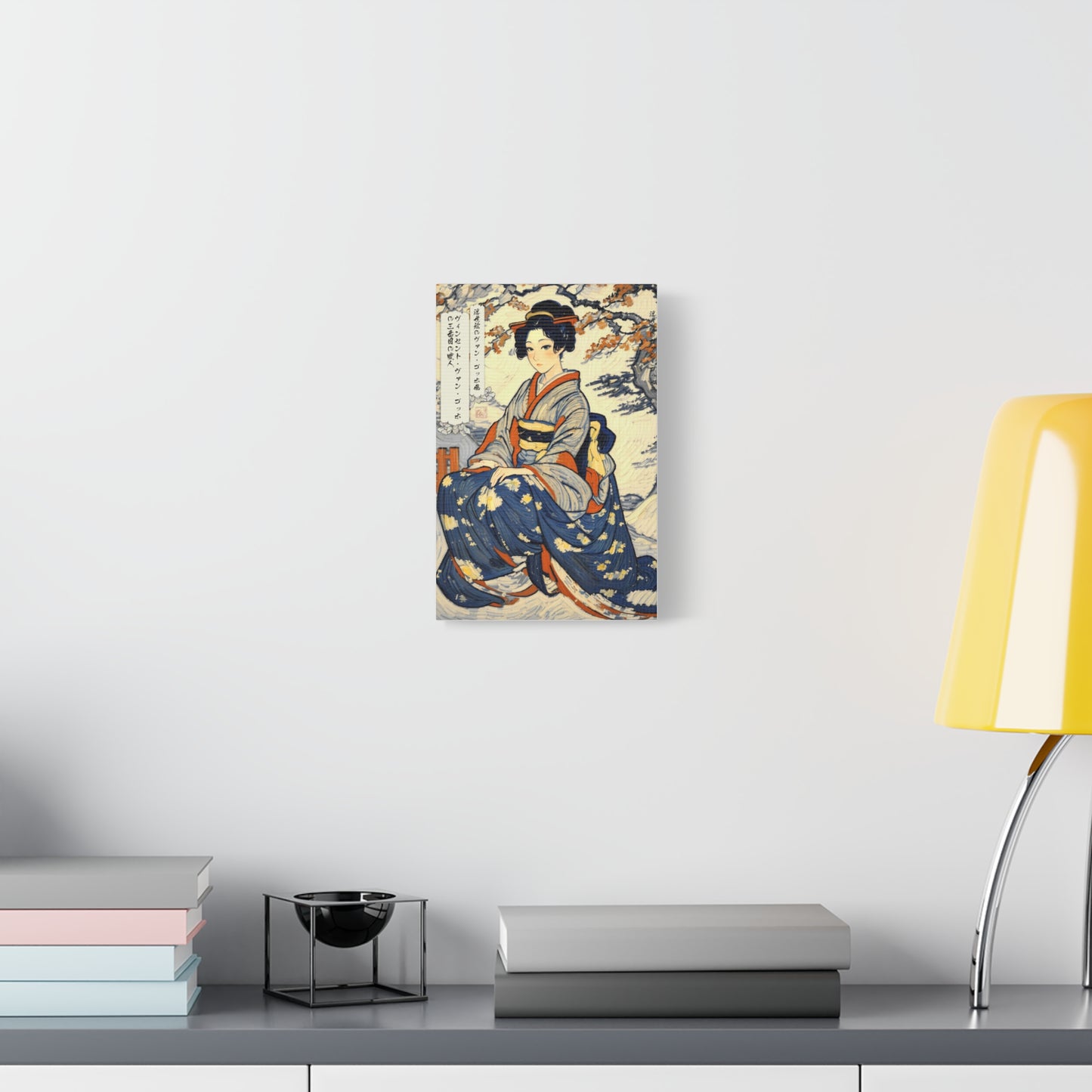 Ukiyo-e Art - Vincent van Gogh's third mistress • Traditional Japanese Art on high quality Canvas