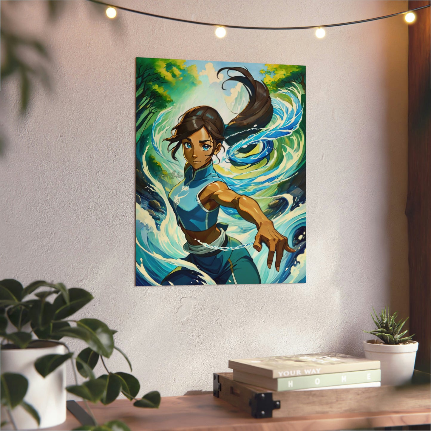 Avatar Korra 🇩🇪 GER Shipping - Anime Art on Metal Poster