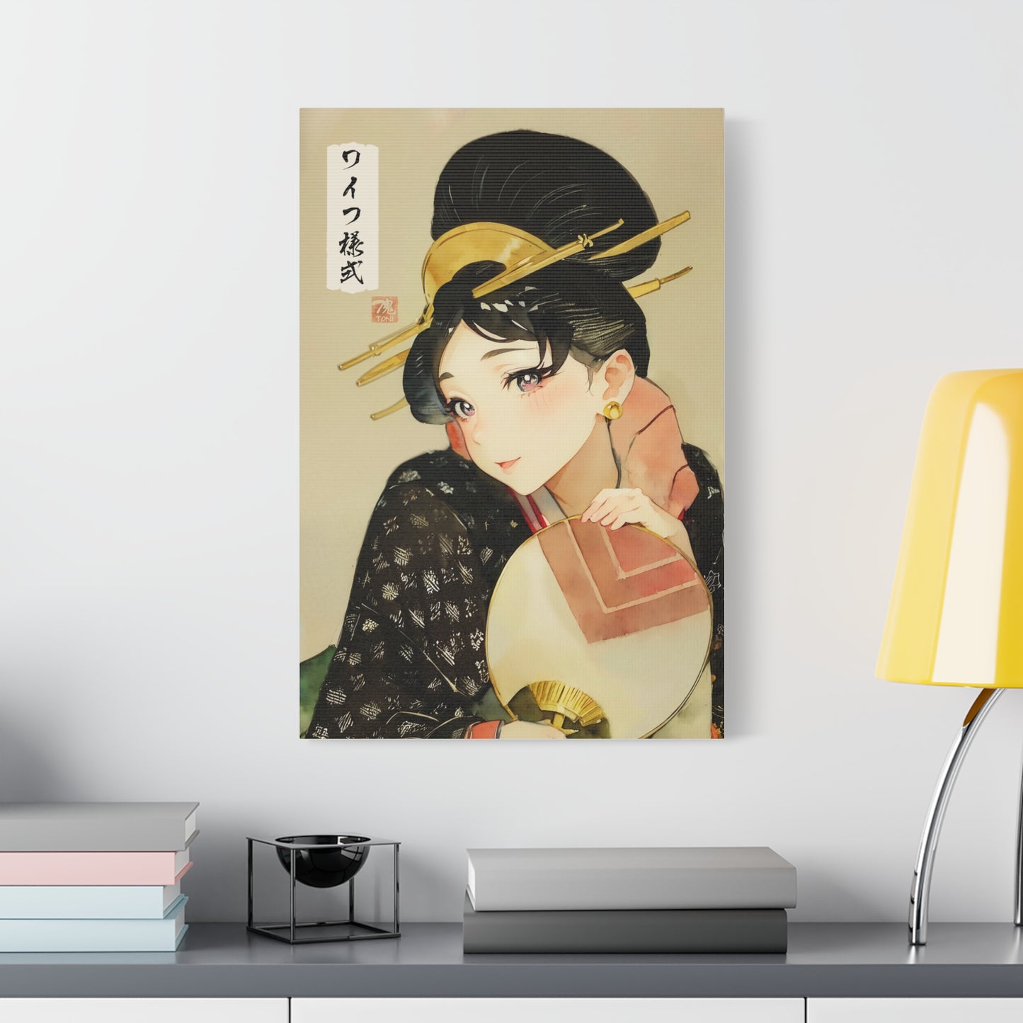 Ukiyo-e Art - Waifu Style • Traditional Japanese Art on high quality Canvas