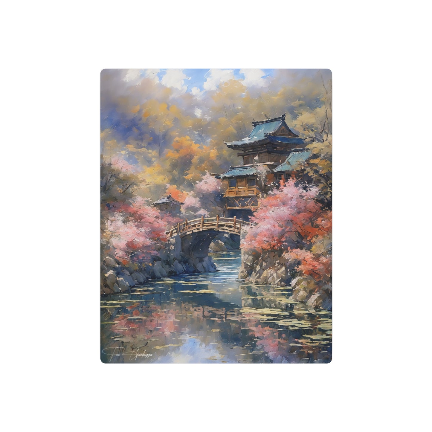 A moment with Zen 🇺🇸 US Shipping - Oil Painting on Metal Poster