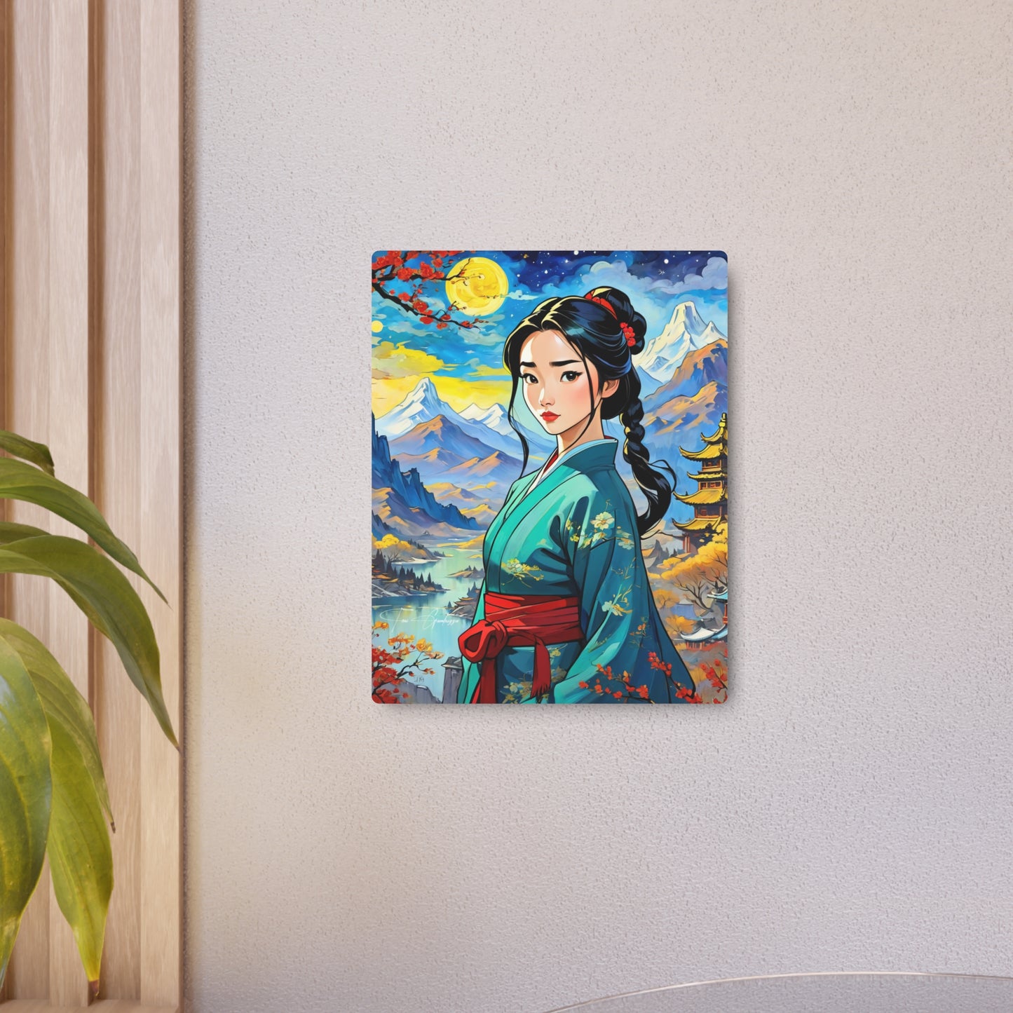 Hua Mulan 2 🇺🇸 US Shipping - Anime Art on Metal Poster