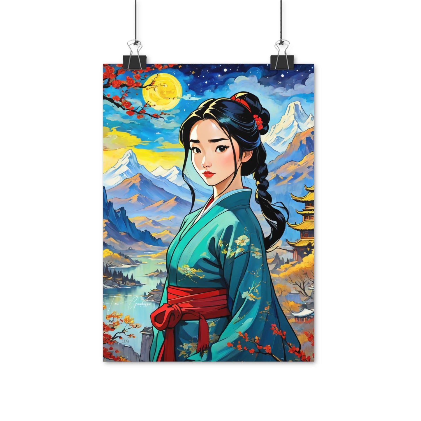 Hua Mulan 2 - Anime Art on high quality poster