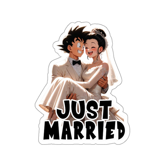 Anime Decals - "JUST MARRIED" - Anime & Manga Sticker collection - Itasha