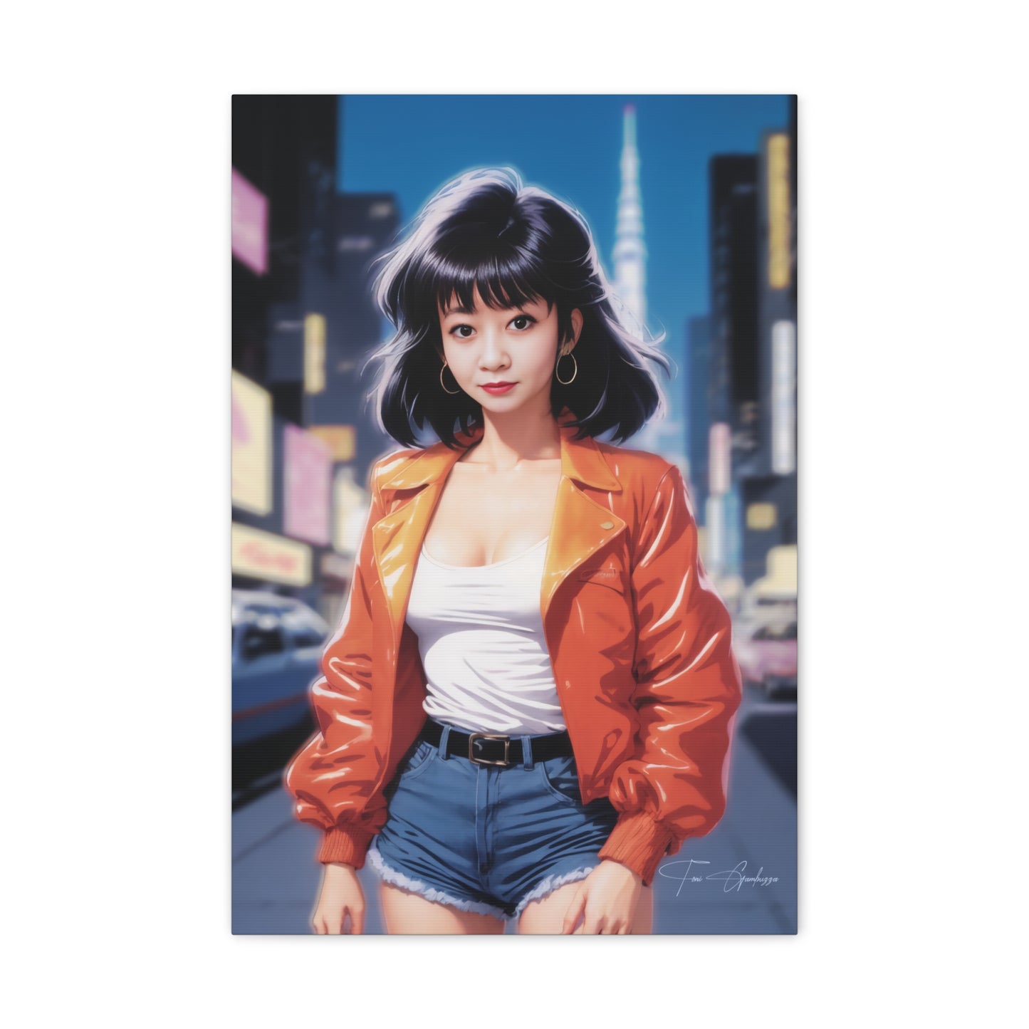 City Pop Collection - Kiwi Pop • Anime Art on high quality Canvas