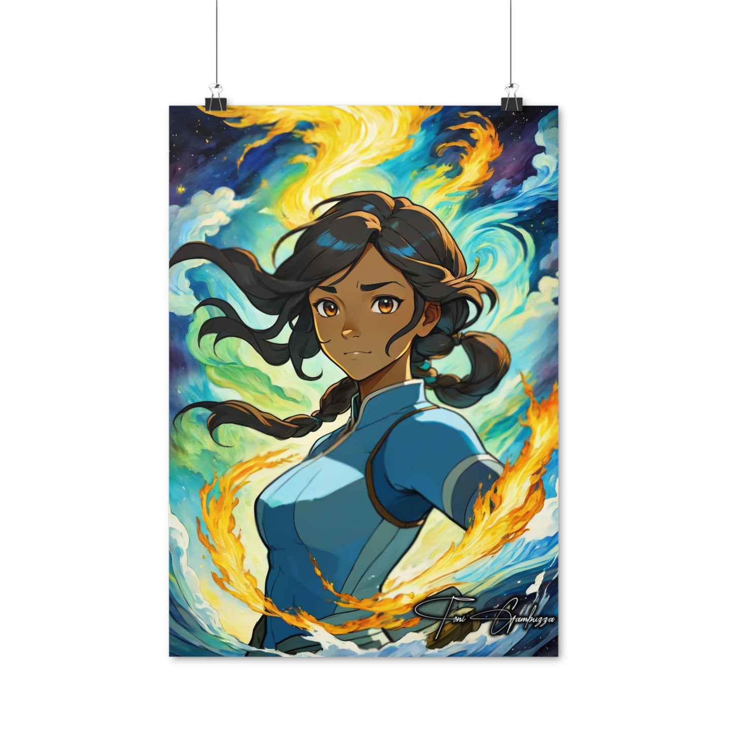 Avatar Korra Portrait - Anime Art on high quality poster