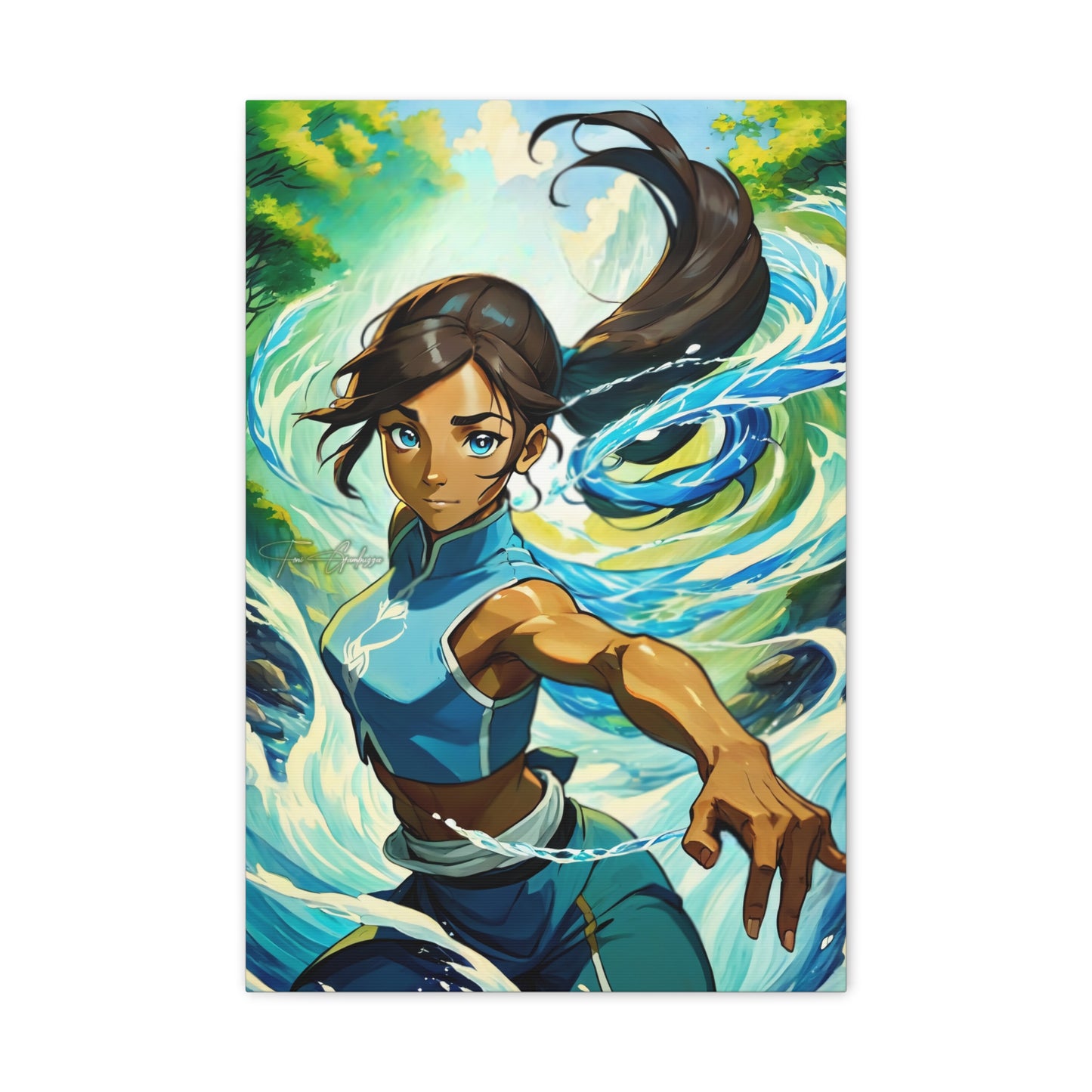 Avatar Korra - Anime Art on high quality Canvas