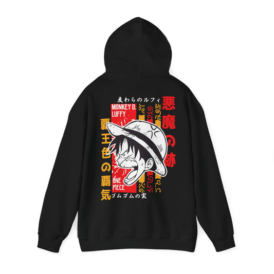 Anime Hoodie - Luffy - Anime Style Clothing