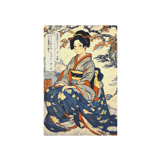 Ukiyo-e Art - Vincent van Gogh's third mistress 🇺🇸 US Shipping - Traditional Japanese Art on Metal Poster