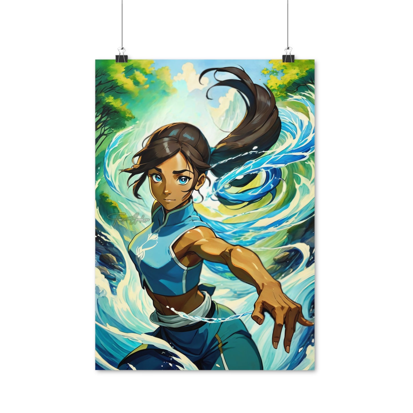 Avatar Korra - Anime Art on high quality poster