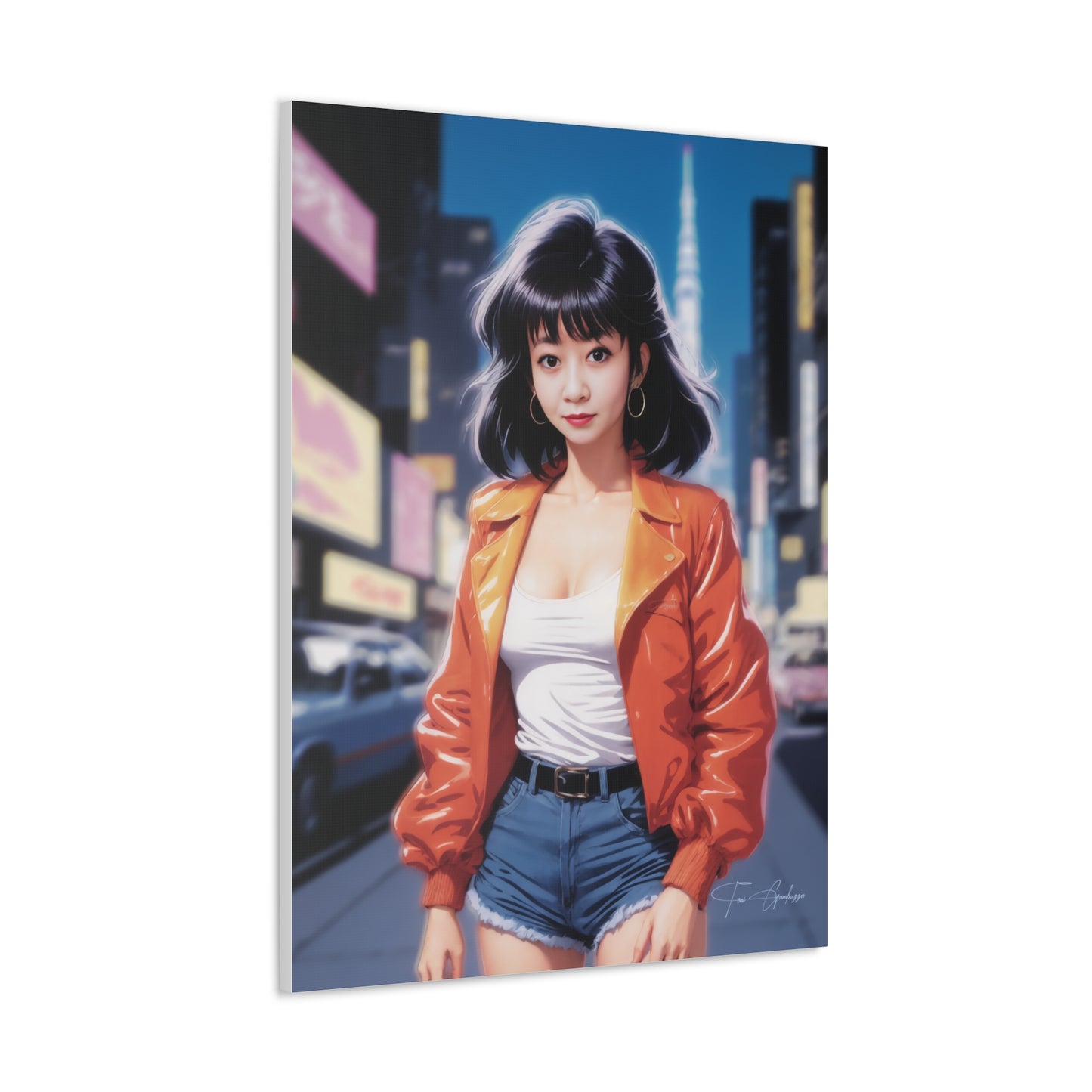 City Pop Collection - Kiwi Pop • Anime Art on high quality Canvas