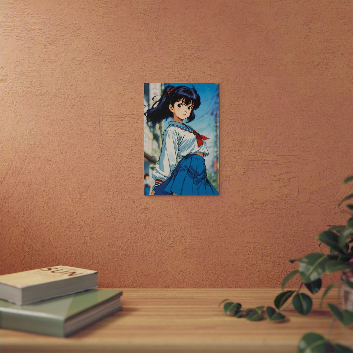 City Pop Collection - Sayori from the docks 🇩🇪 GER Shipping - Anime Art on Metal Poster