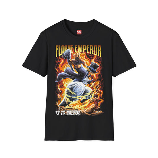 Anime Shirt - Flame Emperor Sabo - Anime Style Clothing