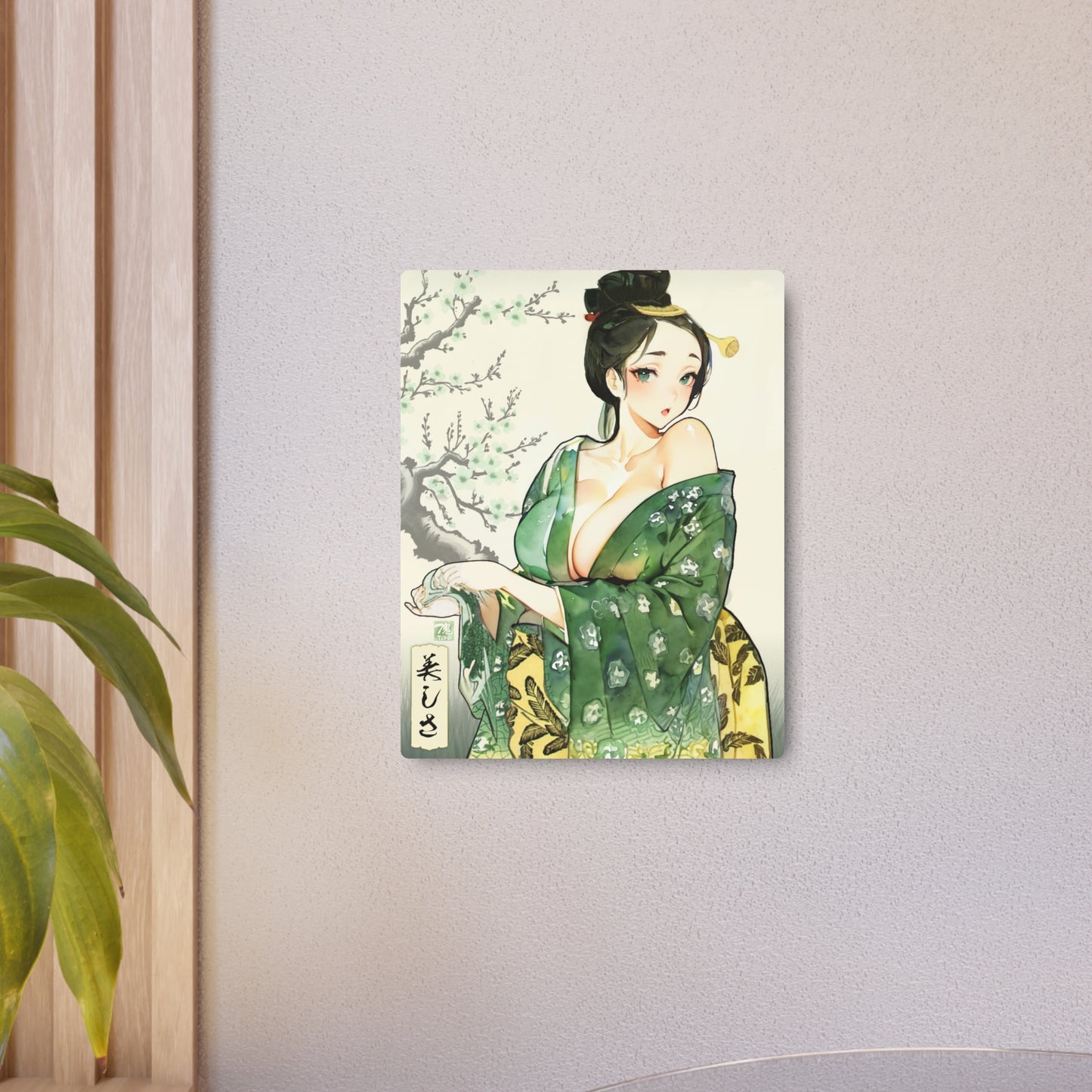 Ukiyo-e Art - Beauty 🇺🇸 US Shipping - Traditional Japanese Art on Metal Poster