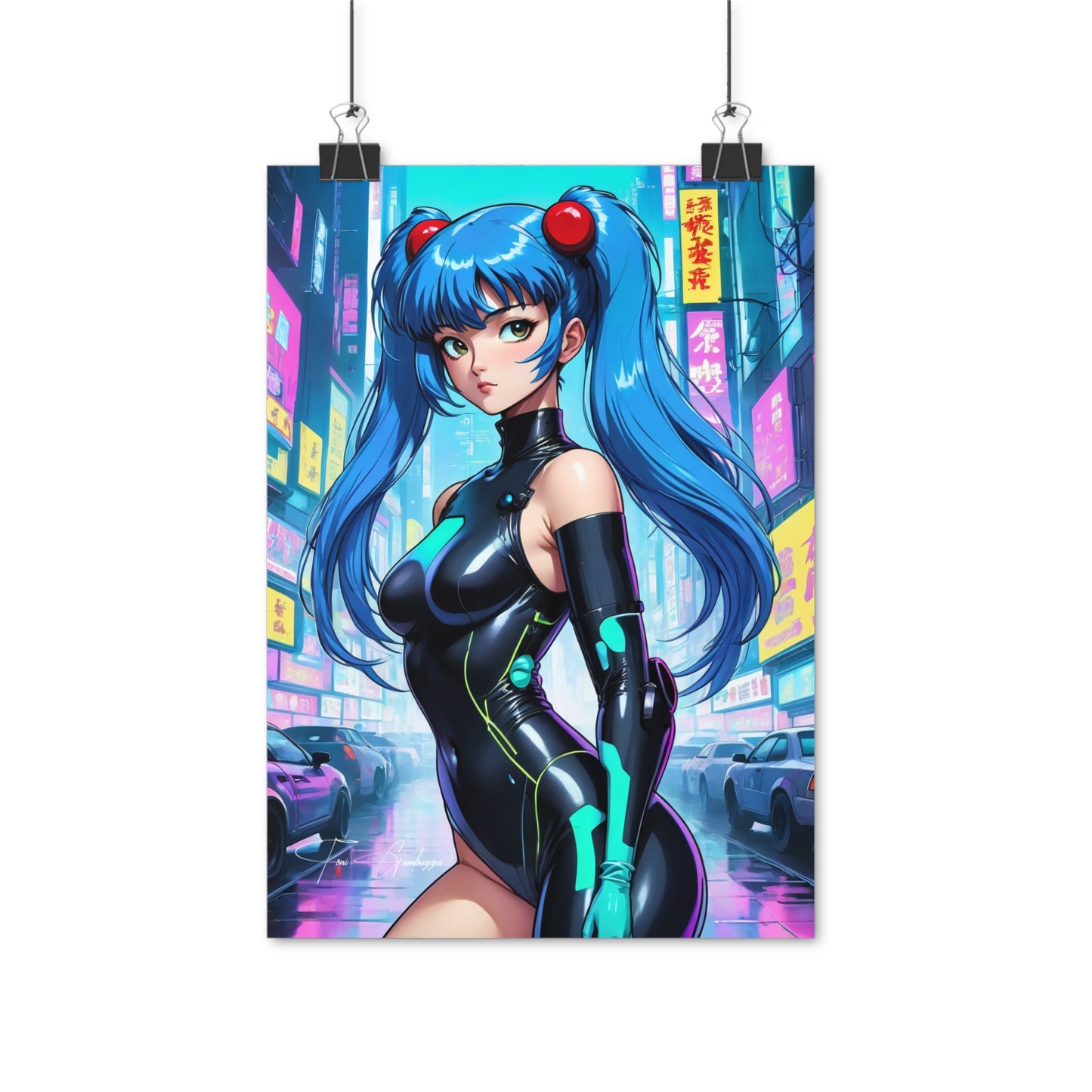 Cyberpunk Shampoo - Anime Art on high quality poster