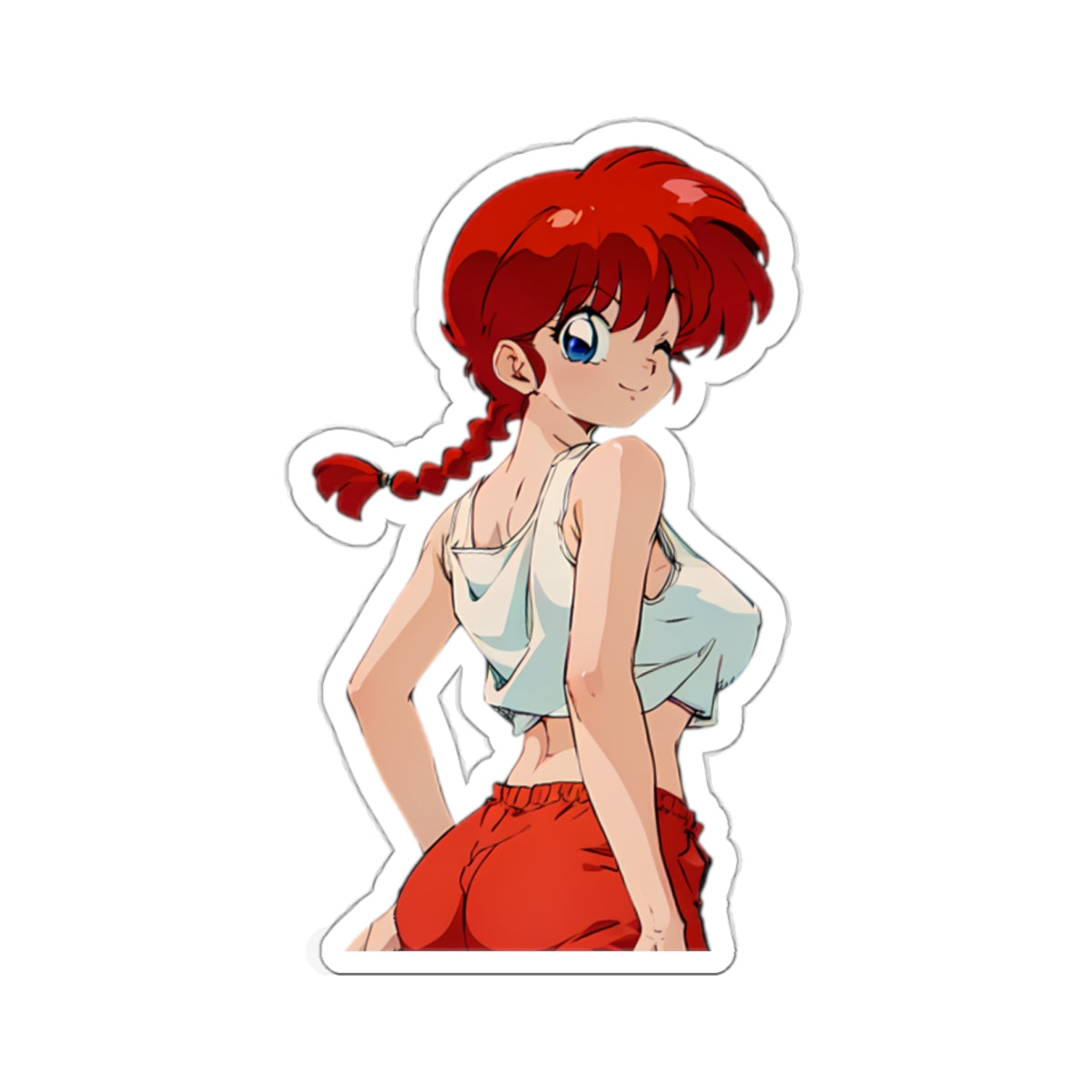 Anime Decals - "RANMA CHAN 2" - Anime & Manga Sticker collection - Itasha