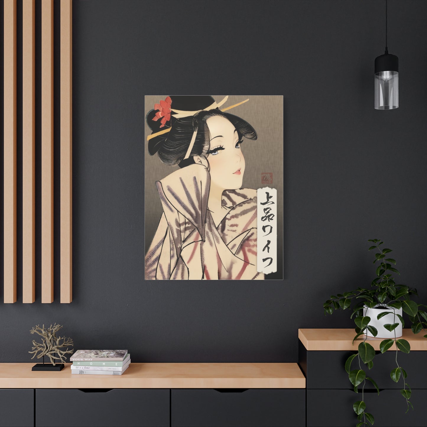 Ukiyo-e Art - Elegant Waifu • Traditional Japanese Art on high quality Canvas