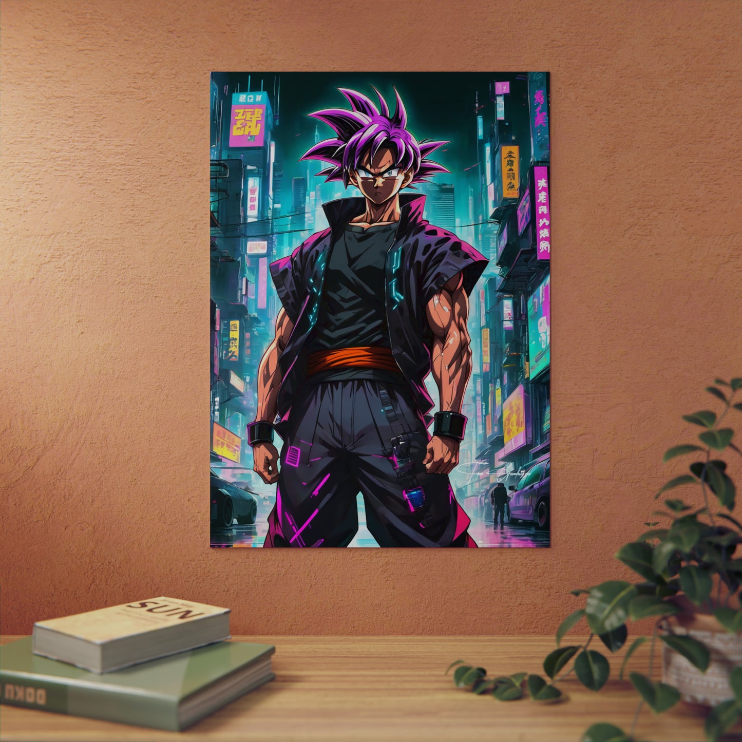 Cyberpunk Ultra Ego 🇩🇪 GER Shipping - Anime Art on Metal Poster