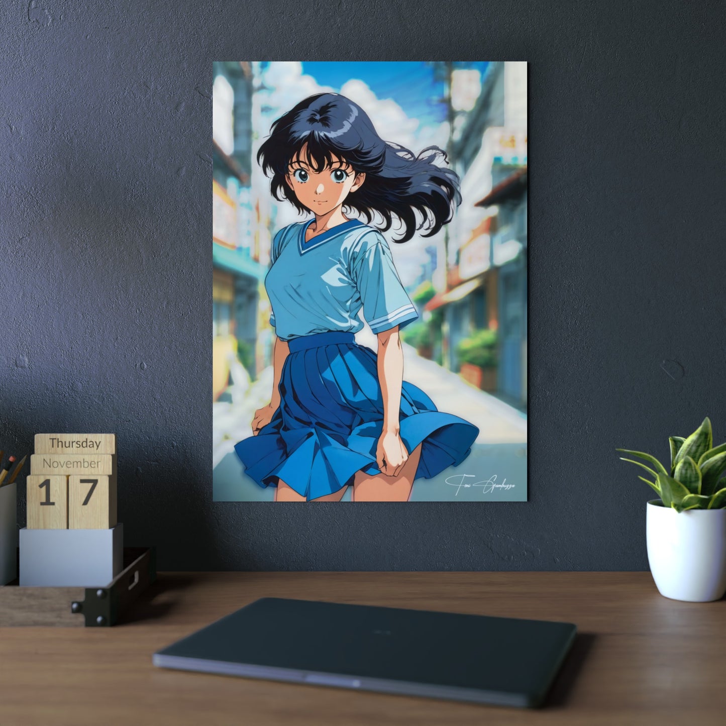 City Pop Collection - Your First Girlfried 🇩🇪 GER Shipping - Anime Art on Metal Poster