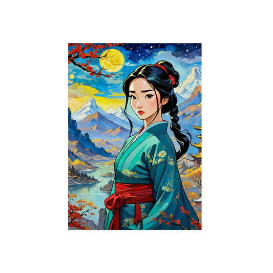 Hua Mulan 2 🇩🇪 GER Shipping - Anime Art on Metal Poster