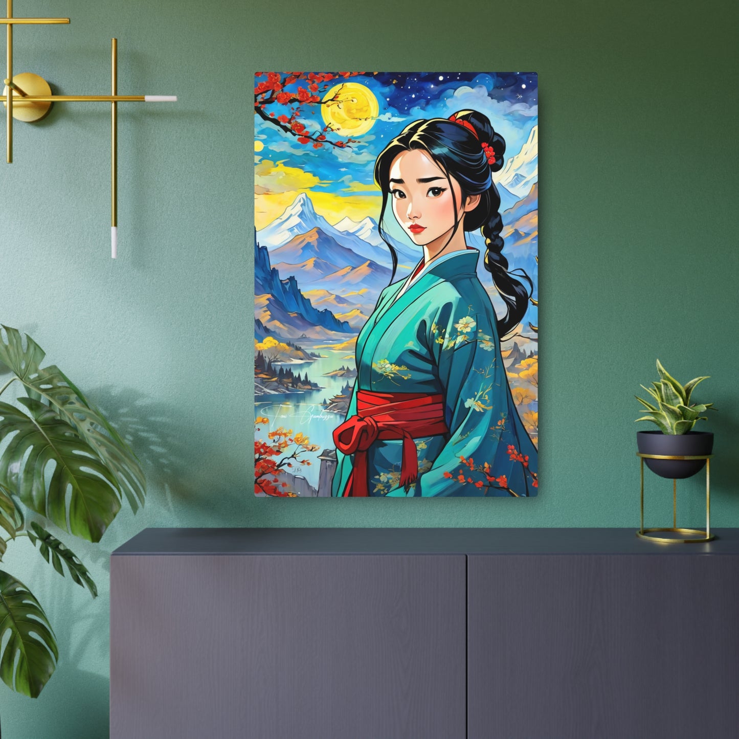 Hua Mulan 2 🇺🇸 US Shipping - Anime Art on Metal Poster