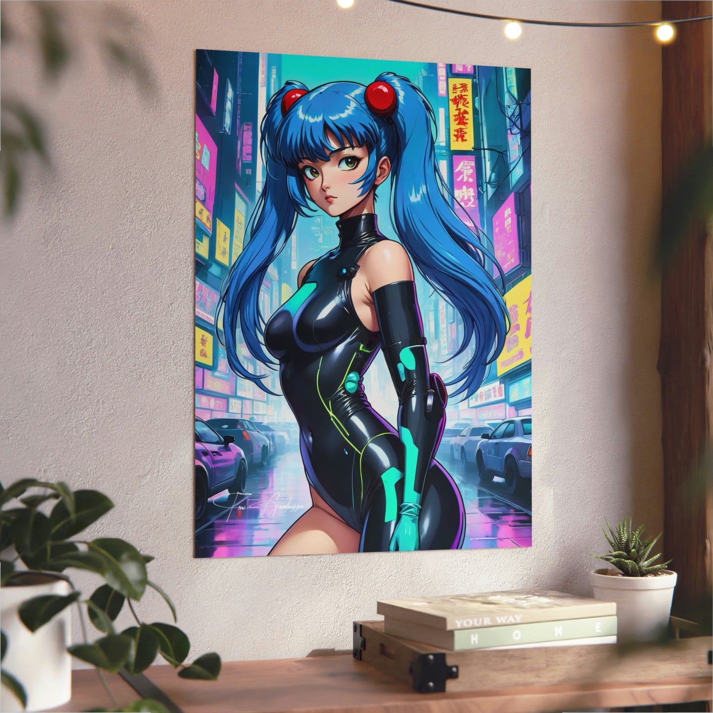 Cyberpunk Shampoo 🇩🇪 GER Shipping - Anime Art on Metal Poster