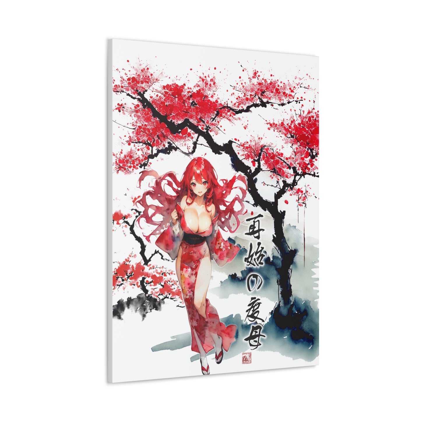 Sumi-e Art - Tara of Renewal • Traditional Japanese Art on high quality Canvas