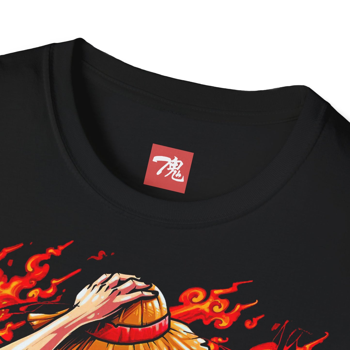 Anime Shirt - Luffy on Fire - Anime Style Clothing