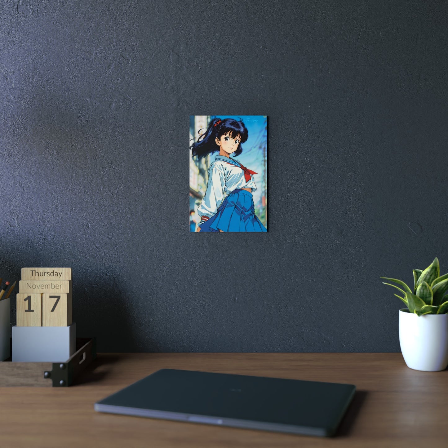 City Pop Collection - Sayori from the docks 🇩🇪 GER Shipping - Anime Art on Metal Poster