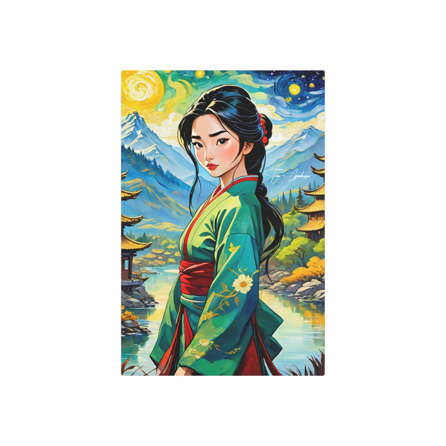 Hua Mulan 3 🇺🇸 US Shipping - Anime Art on Metal Poster