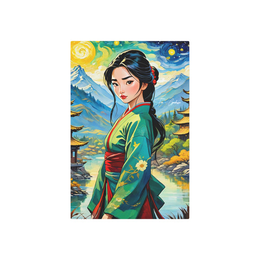 Hua Mulan 3 🇺🇸 US Shipping - Anime Art on Metal Poster