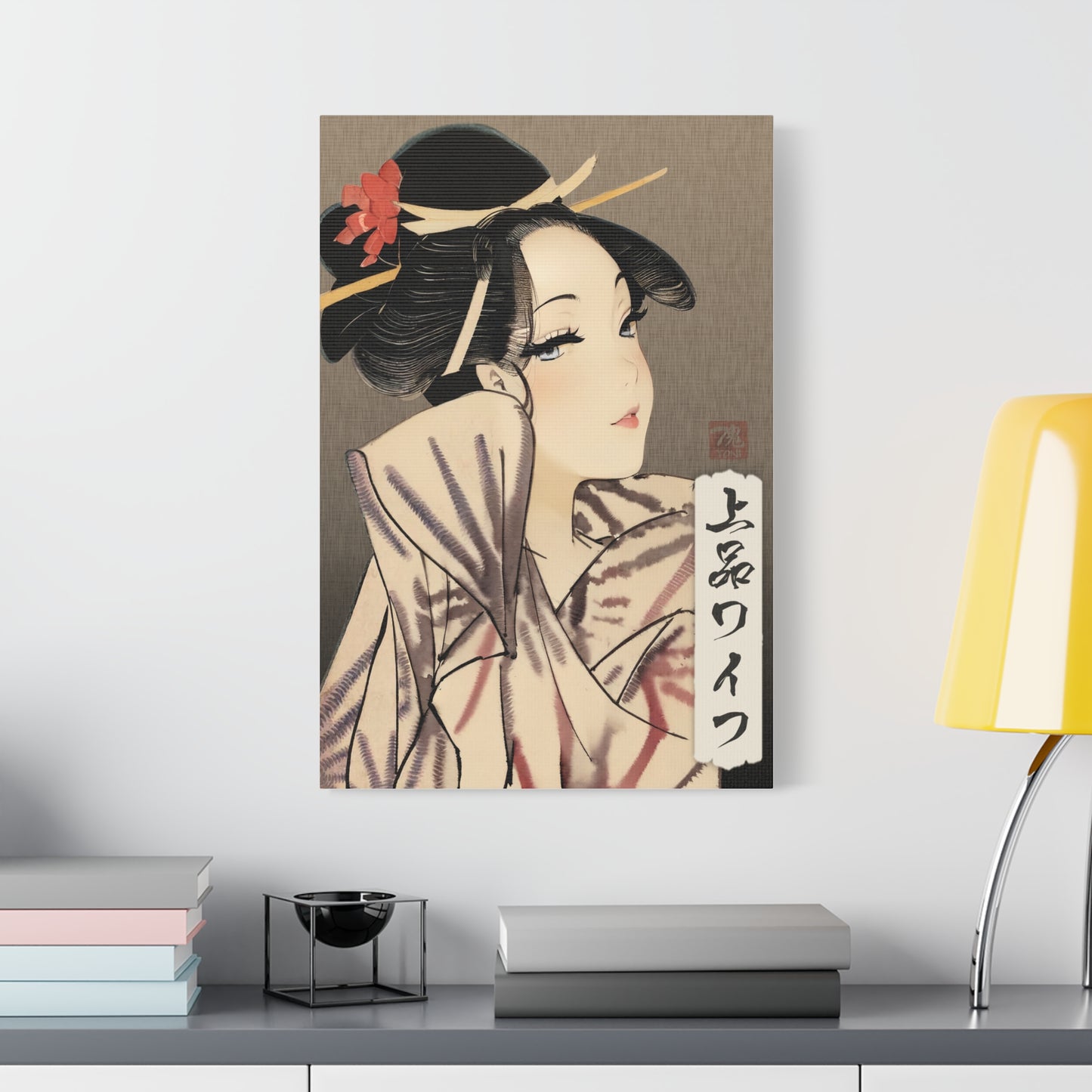 Ukiyo-e Art - Elegant Waifu • Traditional Japanese Art on high quality Canvas