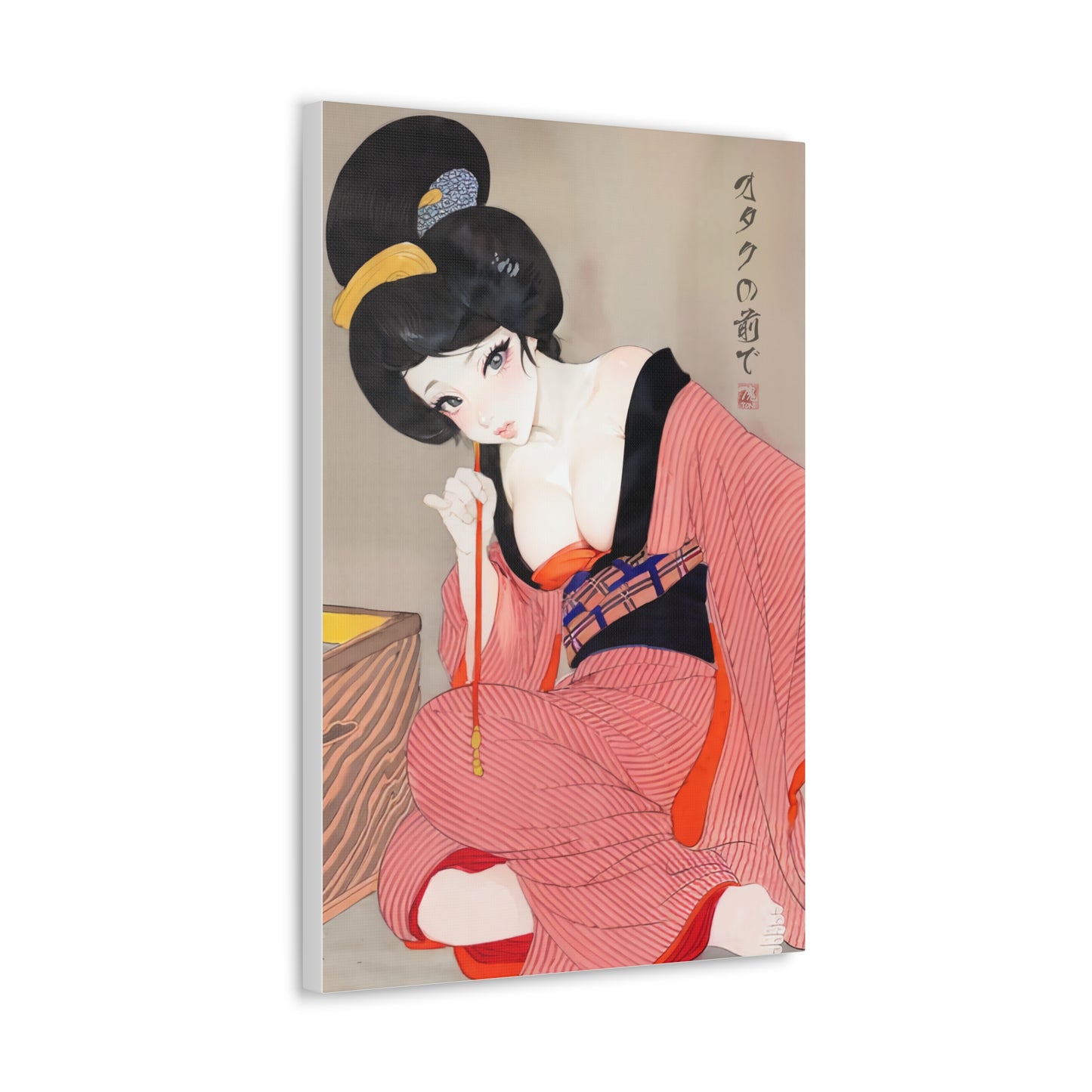 Ukiyo-e Art  - Before the otaku • Traditional Japanese Art on high quality Canvas