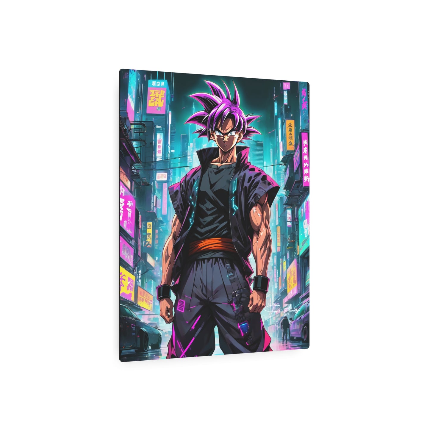 Cyberpunk Ultra Ego 🇺🇸 US Shipping - Anime Art on Metal Poster