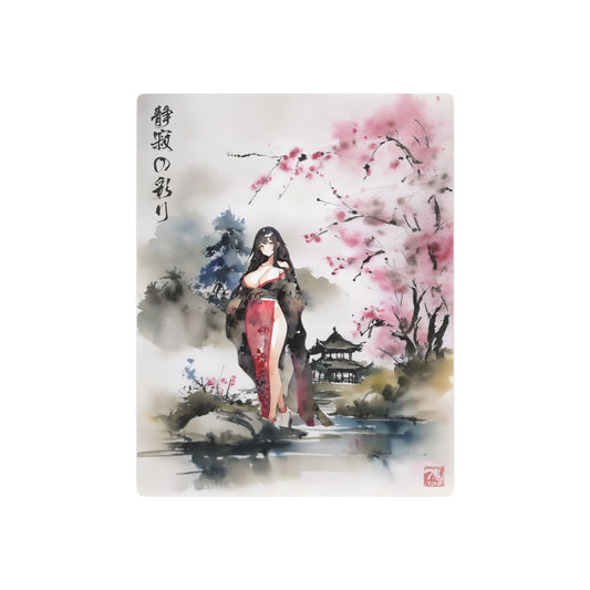 Sumi-e Art - Farben der Stille 🇺🇸 US Shipping - Traditional Japanese Art on Metal Poster