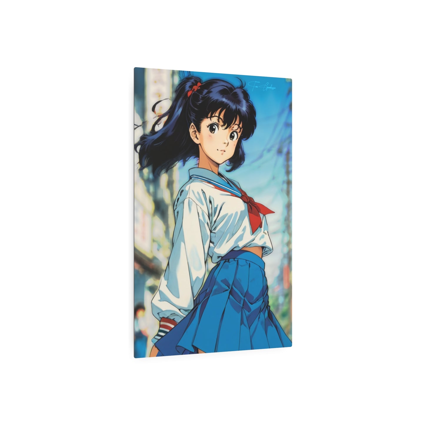 City Pop Collection - Sayori from the docks 🇺🇸 US Shipping - Anime Art on Metal Poster