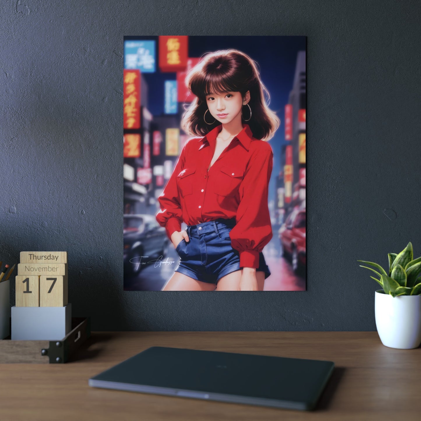 City Pop Collection -  Disco Daiya 🇩🇪 GER Shipping - Anime Art on Metal Poster