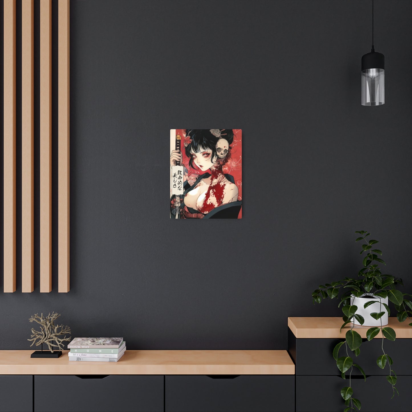 Ukiyo-e Art - Fatal Beauty 🇺🇸 US Shipping - Traditional Japanese Art on Metal Poster