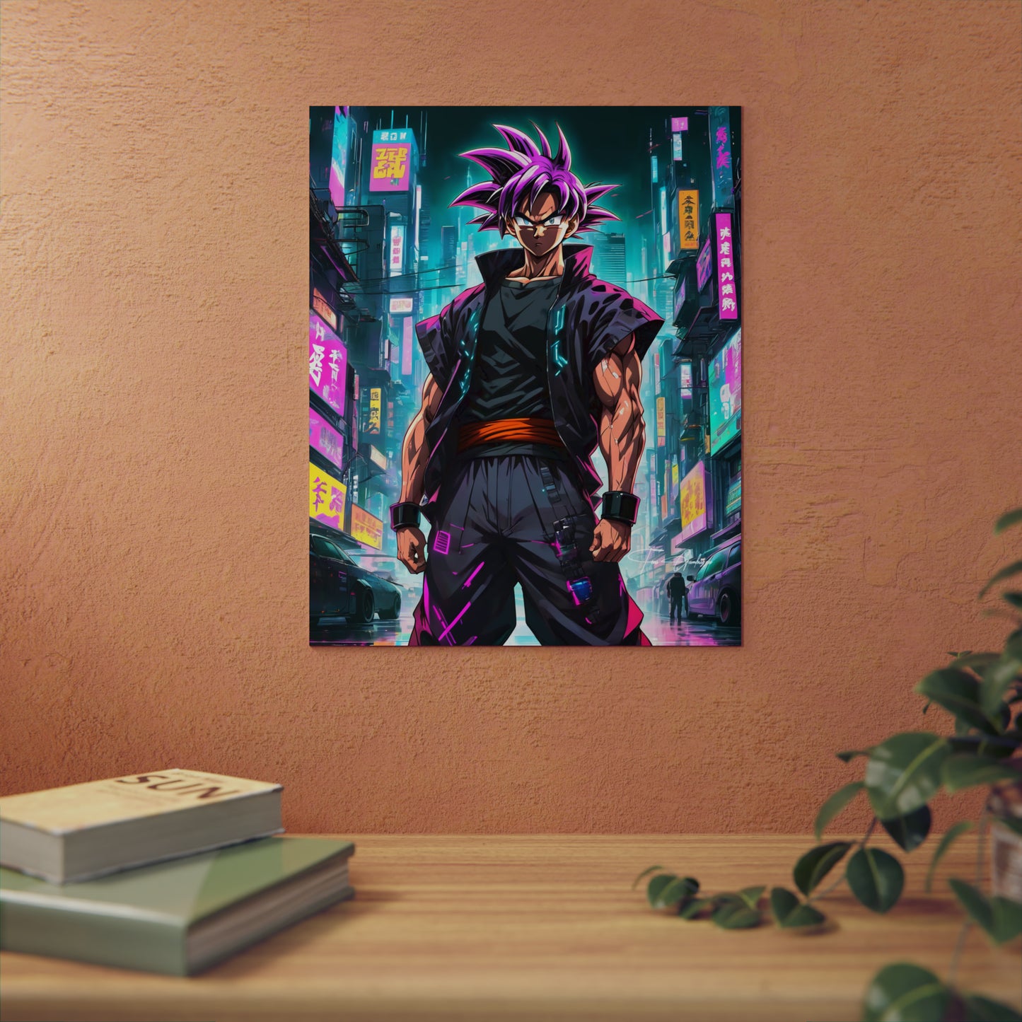 Cyberpunk Ultra Ego 🇩🇪 GER Shipping - Anime Art on Metal Poster