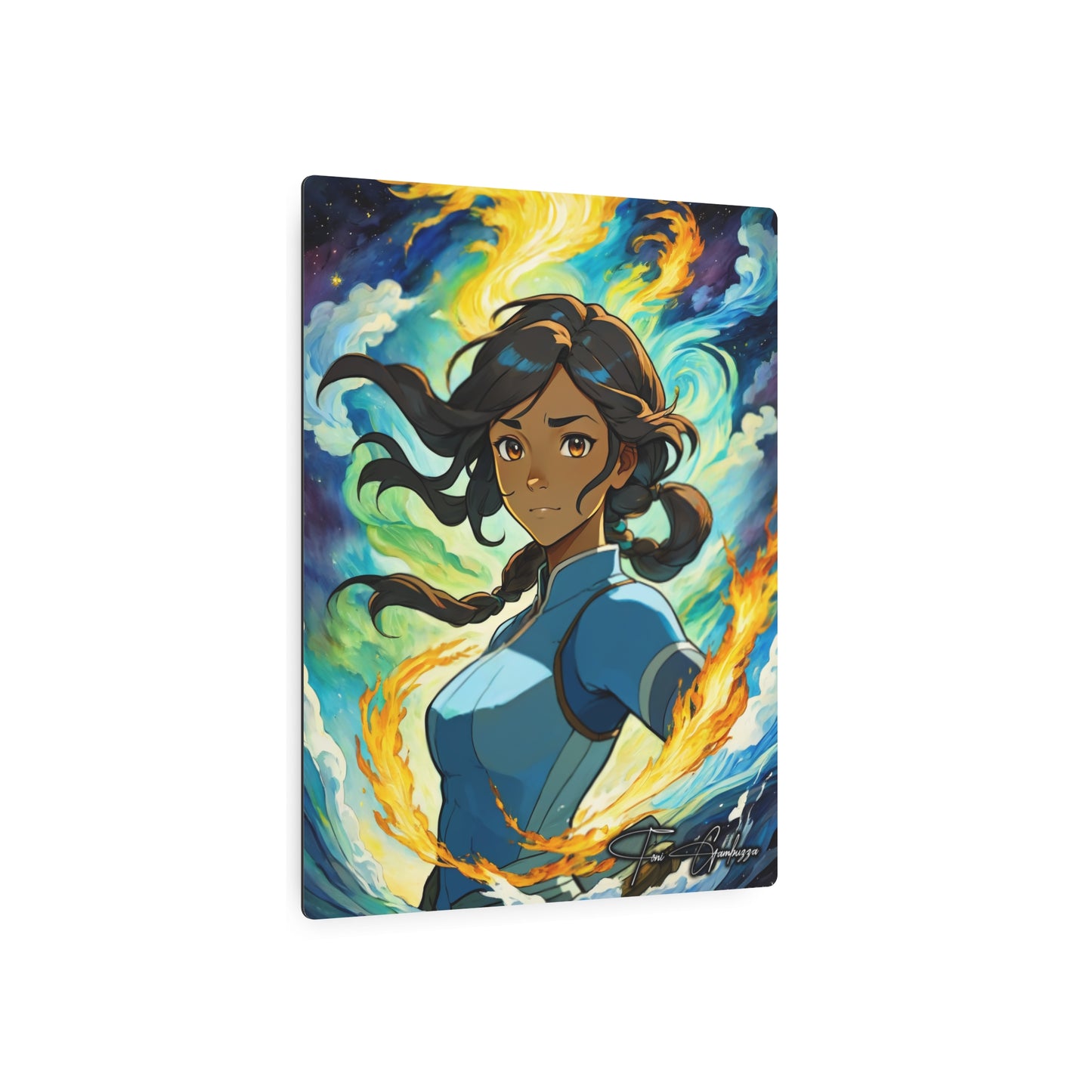 Avatar Korra Portrait 🇺🇸 US Shipping - Anime Art on Metal Poster