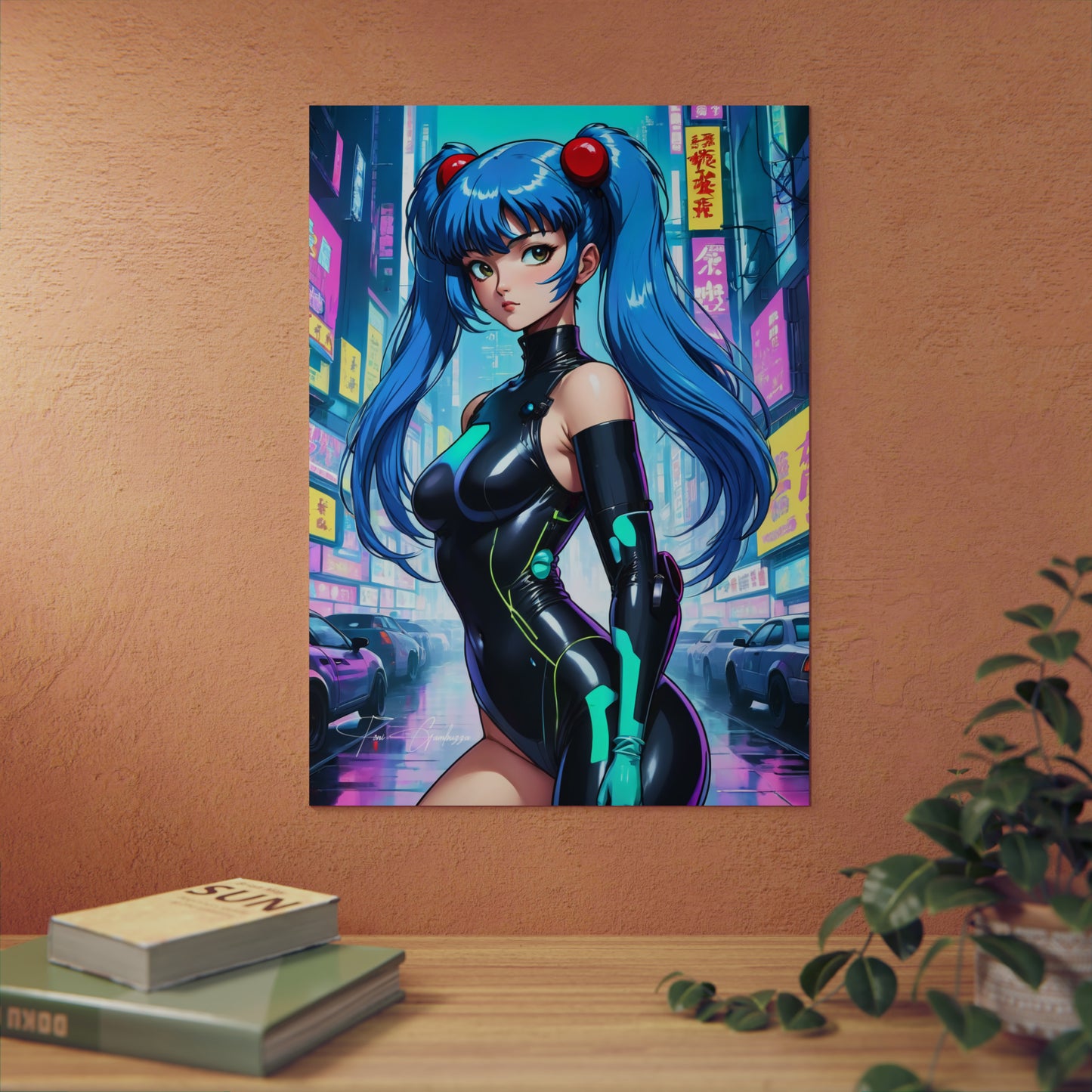 Cyberpunk Shampoo 🇩🇪 GER Shipping - Anime Art on Metal Poster