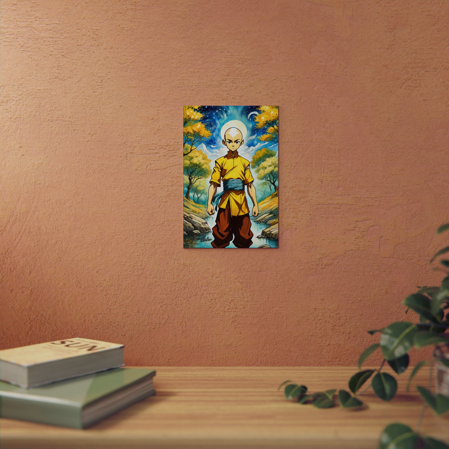 Avatar Aang 🇩🇪 GER Shipping - Anime Art on Metal Poster