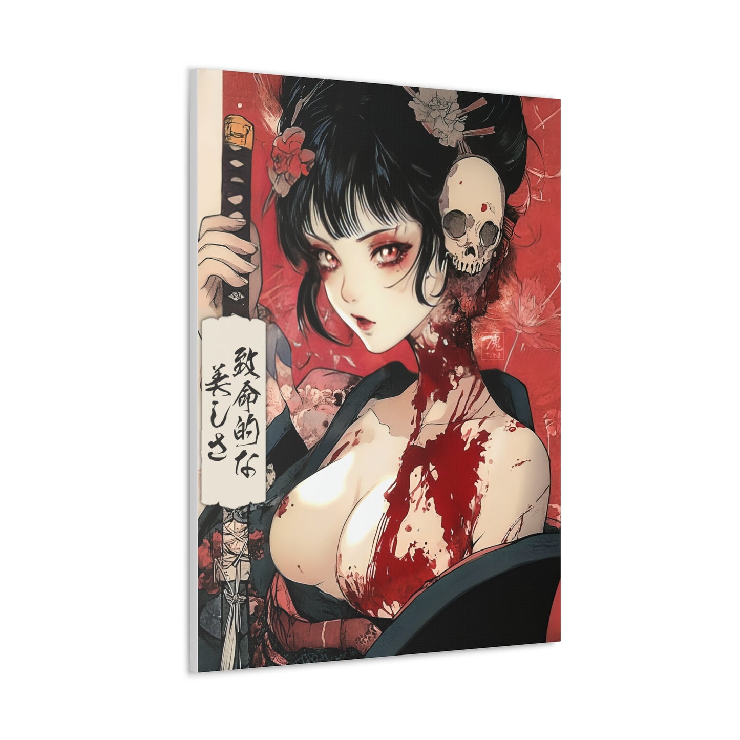 Ukiyo-e Art - Fatal Beauty • Traditional Japanese Art on high quality Canvas