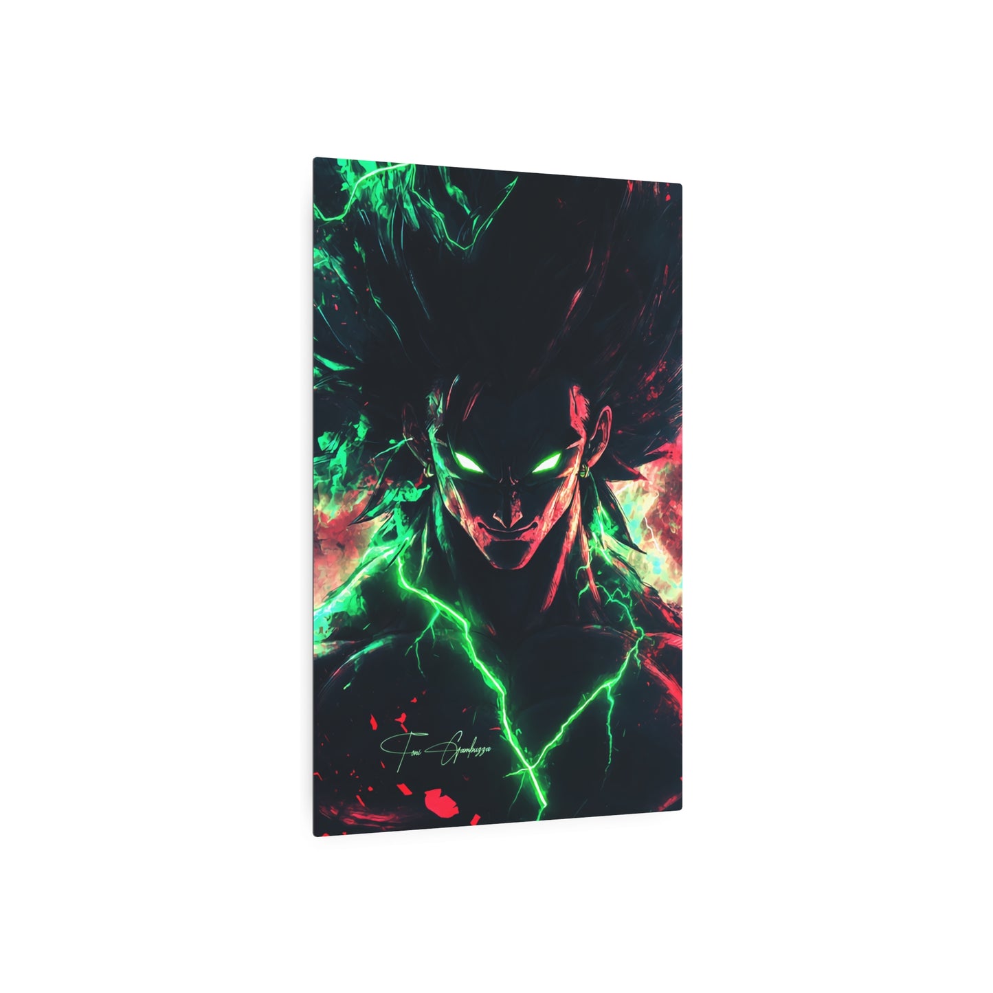 Anime Art - Broly 🇺🇸 US Shipping - Anime Art on Metal Poster