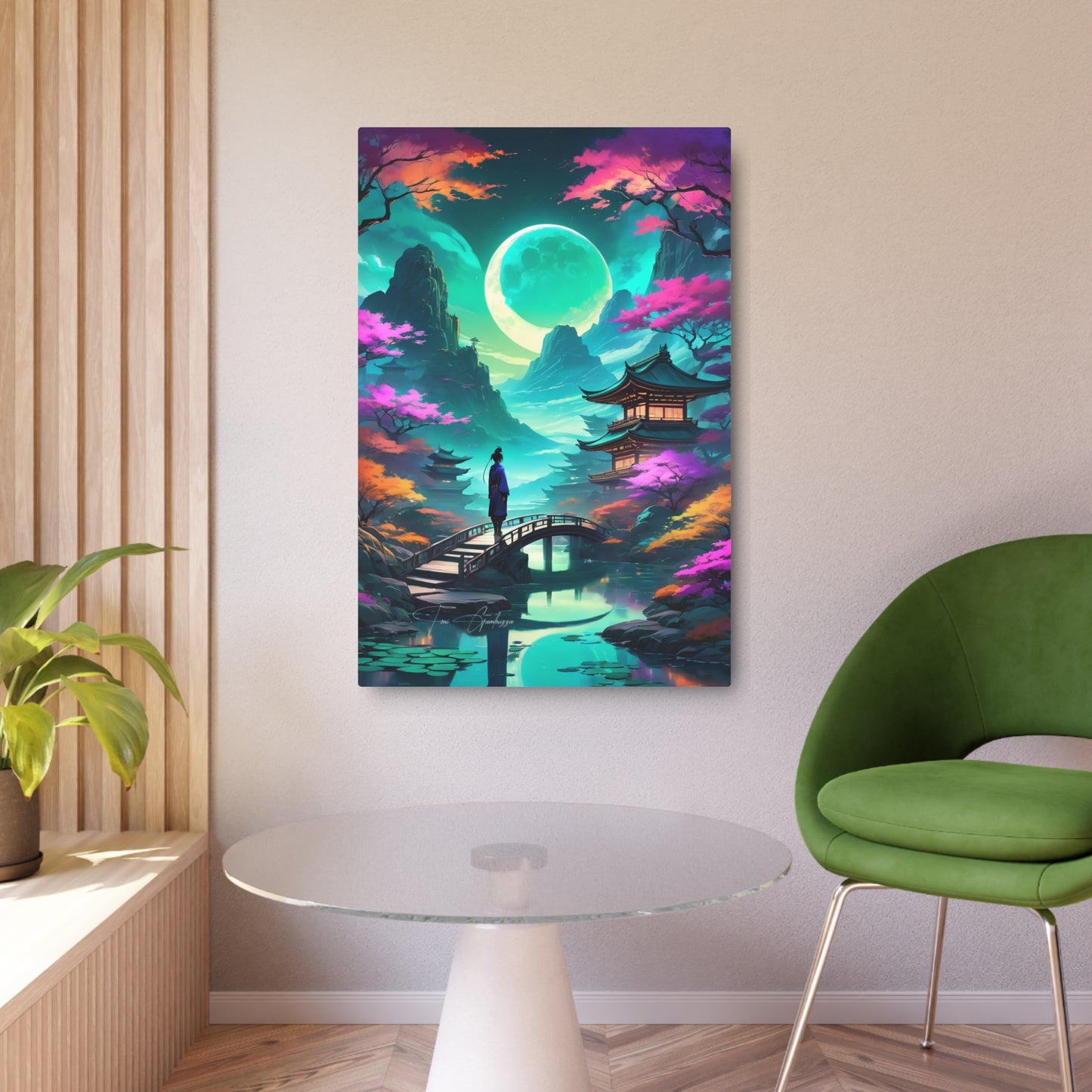 Zen Reflections: Equilibrium 🇺🇸 US Shipping- Anime Art on Metal Poster