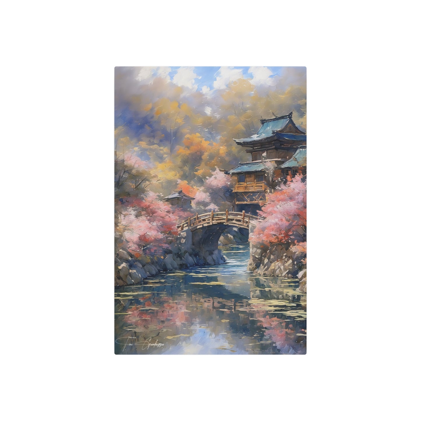 A moment with Zen 🇺🇸 US Shipping - Oil Painting on Metal Poster