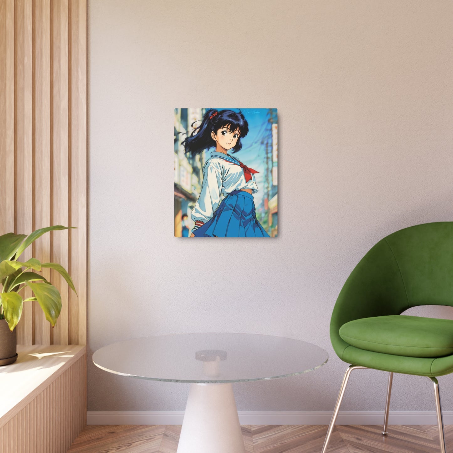 City Pop Collection - Sayori from the docks 🇺🇸 US Shipping - Anime Art on Metal Poster