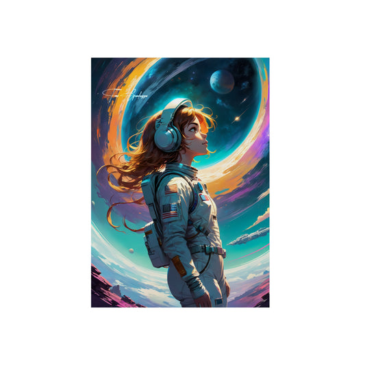 Space.mp3 🇩🇪 GER Shipping - Anime Art on Metal Poster